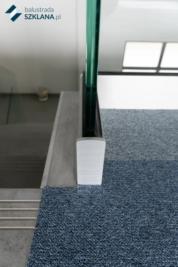 Profil do balustrady szklanej