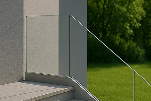 Balustrada szklana na schody