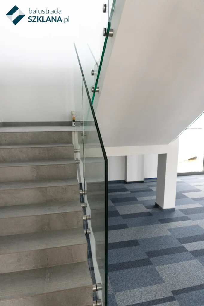 Biuro balustrada szklana na wymiar rotule